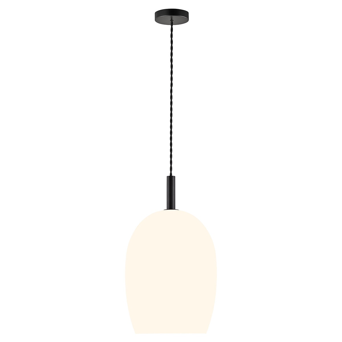 Nordlux Uma 23 Pendant Light Glass Metal Opal White IP20 E27 - SuperSaverAU - view 1