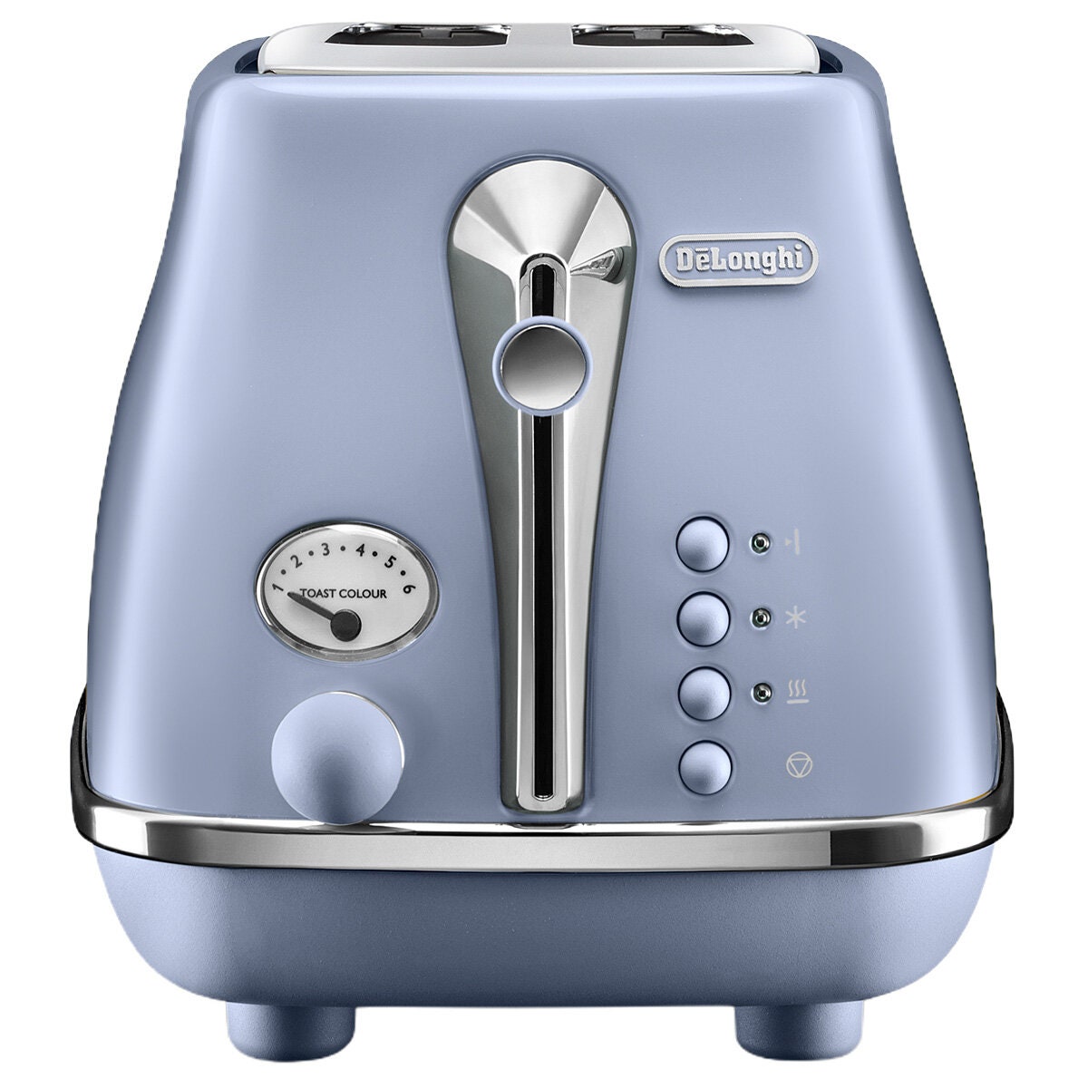 DeLonghi Icona Capitals 2 Slice Toaster - Amsterdam Blue, Electronic Browning Control - CTOC2003LA