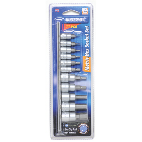 Kincrome Socket Set - 11 Piece - S2 Steel - Heavy Duty Use - SuperSaverAU - view 1
