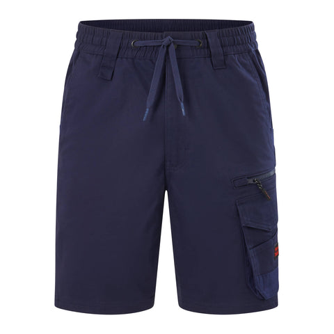 Hard Yakka Navy Tough Utility Mid Length Shorts - Size 107R - Men's