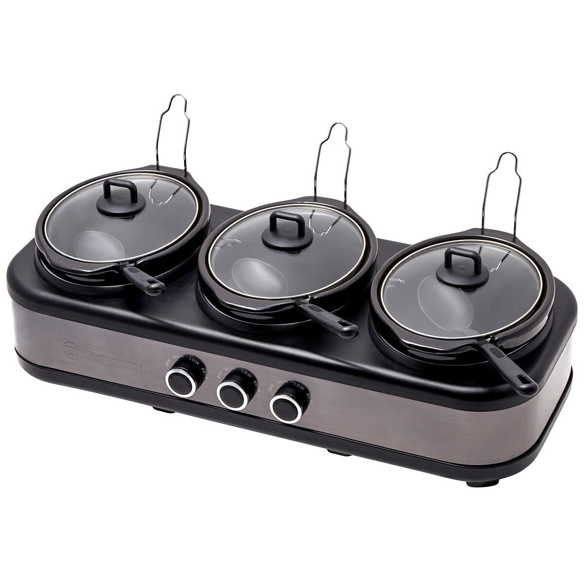 Westinghouse Slow Cooker Ceramic Pots 3 x 2.5L WHSC07KS - SuperSaverAU - view 2