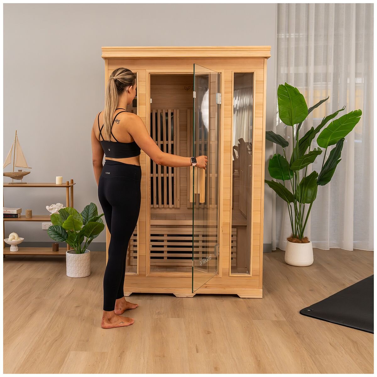 ReGen8 Duo v3 2 Person Infrared Sauna - Carbon Fibre FAR Heating - Chromotherapy Lighting - RGSN-DUO3