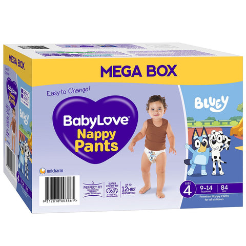 BabyLove Nappy Pants Mega Box Toddler 84 Nappy Pants - SuperSaverAU - view 1