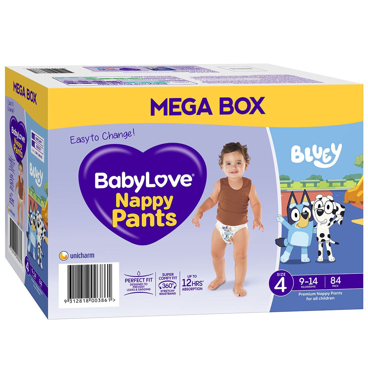 BabyLove Nappy Pants Mega Box Toddler 84 Nappy Pants - SuperSaverAU - view 1