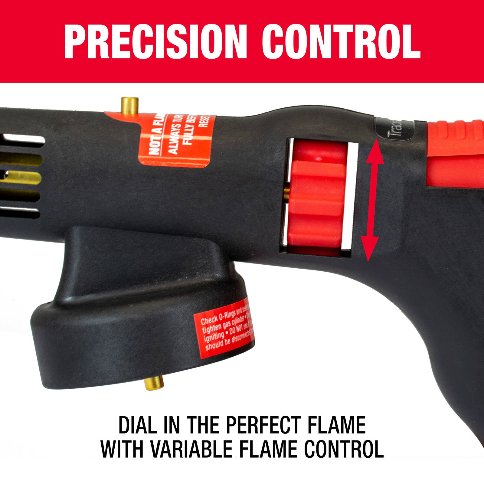Tradeflame Multi Purpose Power Torch - Stainless Steel and Brass, Multi-Fuel
