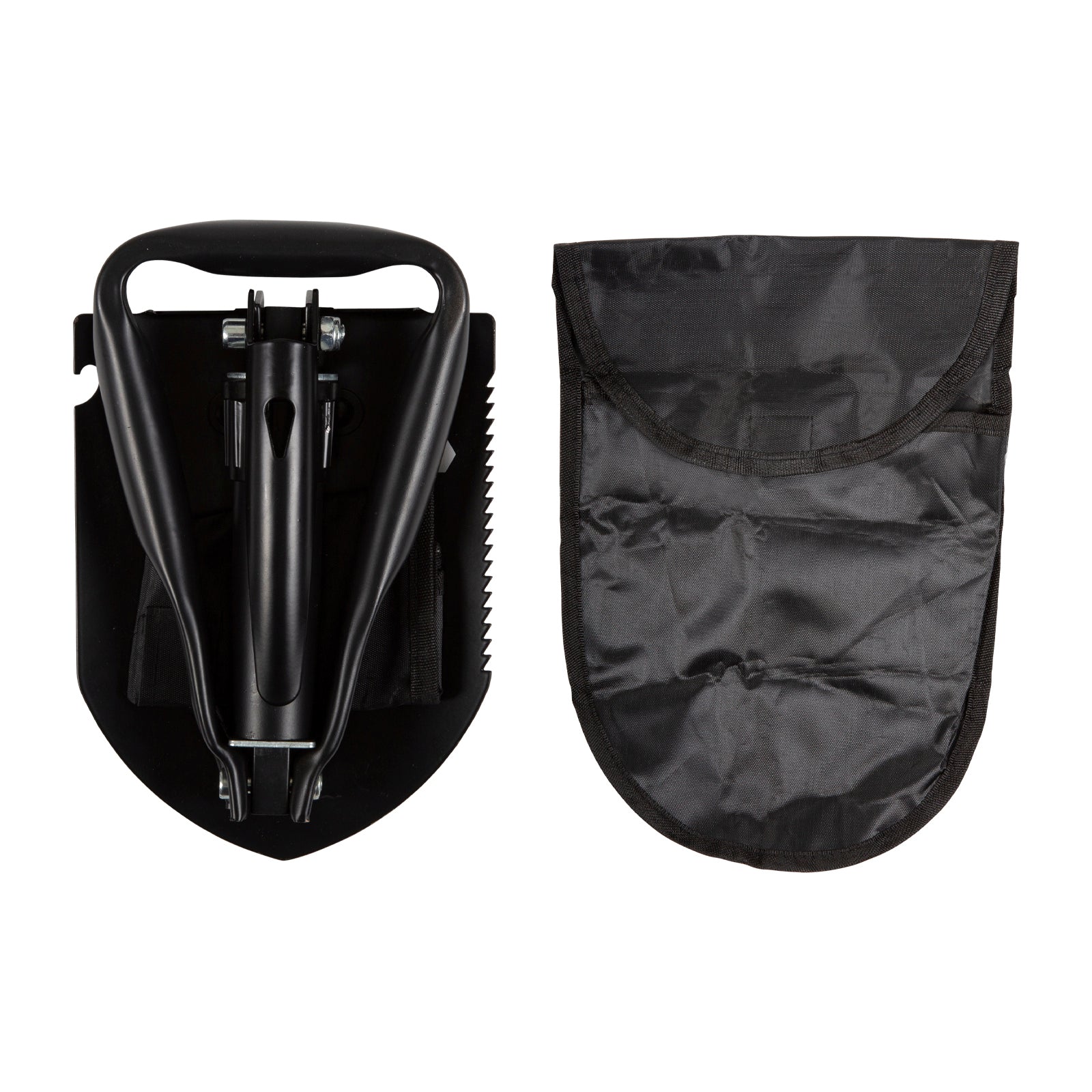 Trojan Folding Camping Shovel with Carry Bag 350 x 180mm