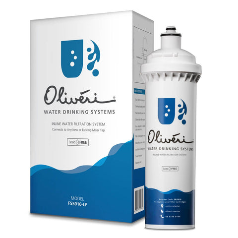 Oliveri Inline Water Filtration System for Standard Water Use - 5 Micron - 56,700L - FS5010-LF