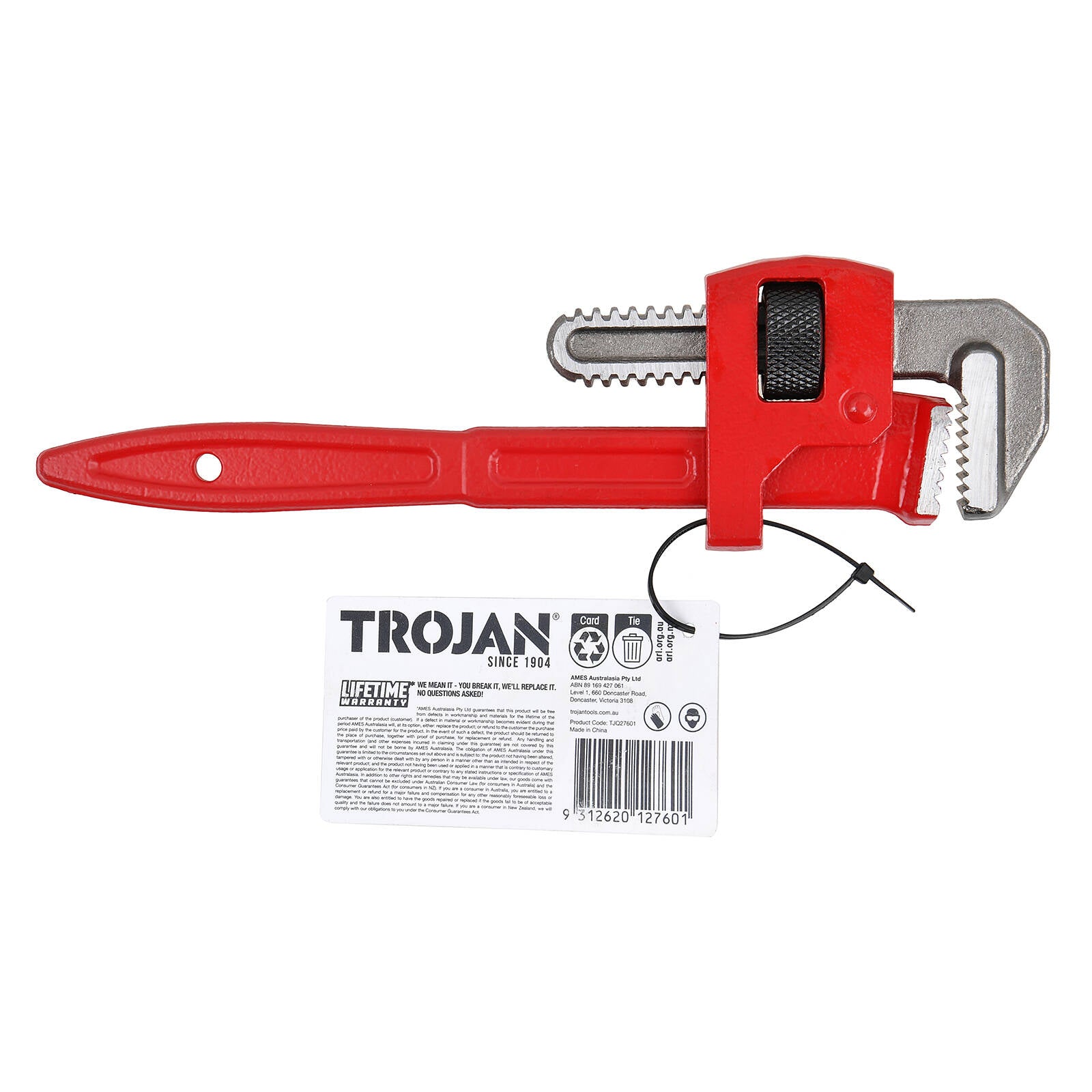 Trojan 250mm Pipe Wrench