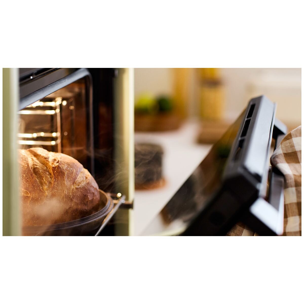 Haier 90cm 500 Series Built-In Oven - Grey, 16 Functions, Steam Assist, Air Fry, Touch Controls - HWO90S16TG3