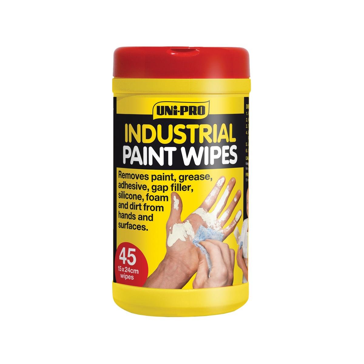 Uni-Pro Industrial Hand Paint Wipes 45 Pack