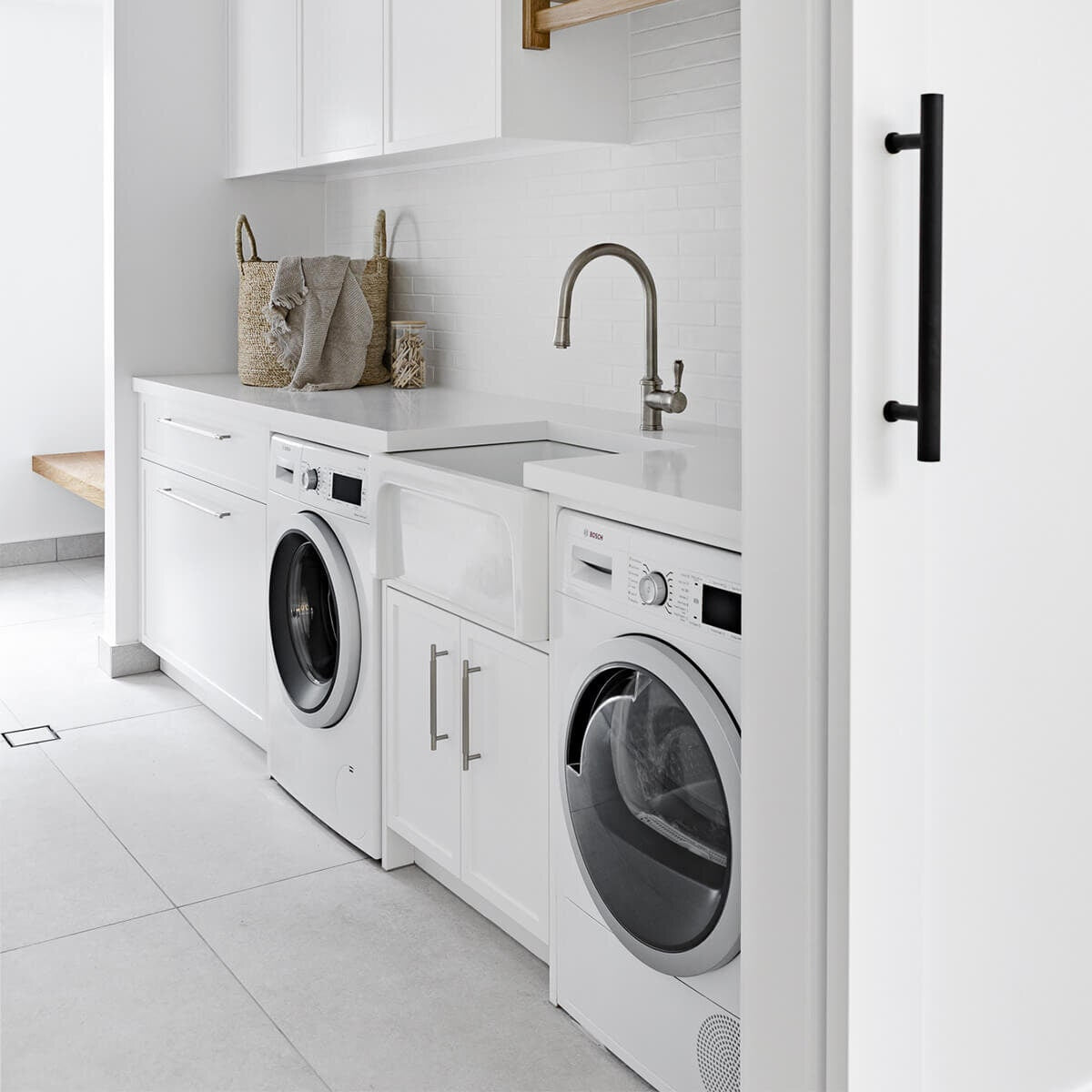 Turner Hastings Patri 60 x 46 butler sink - single bowl, white fireclay, undermount, no drainer - PA60FS-F