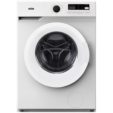 Mykin 8kg Front Load Washing Machine - White, 1400rpm Spin, 15 Programs - MFLW800W