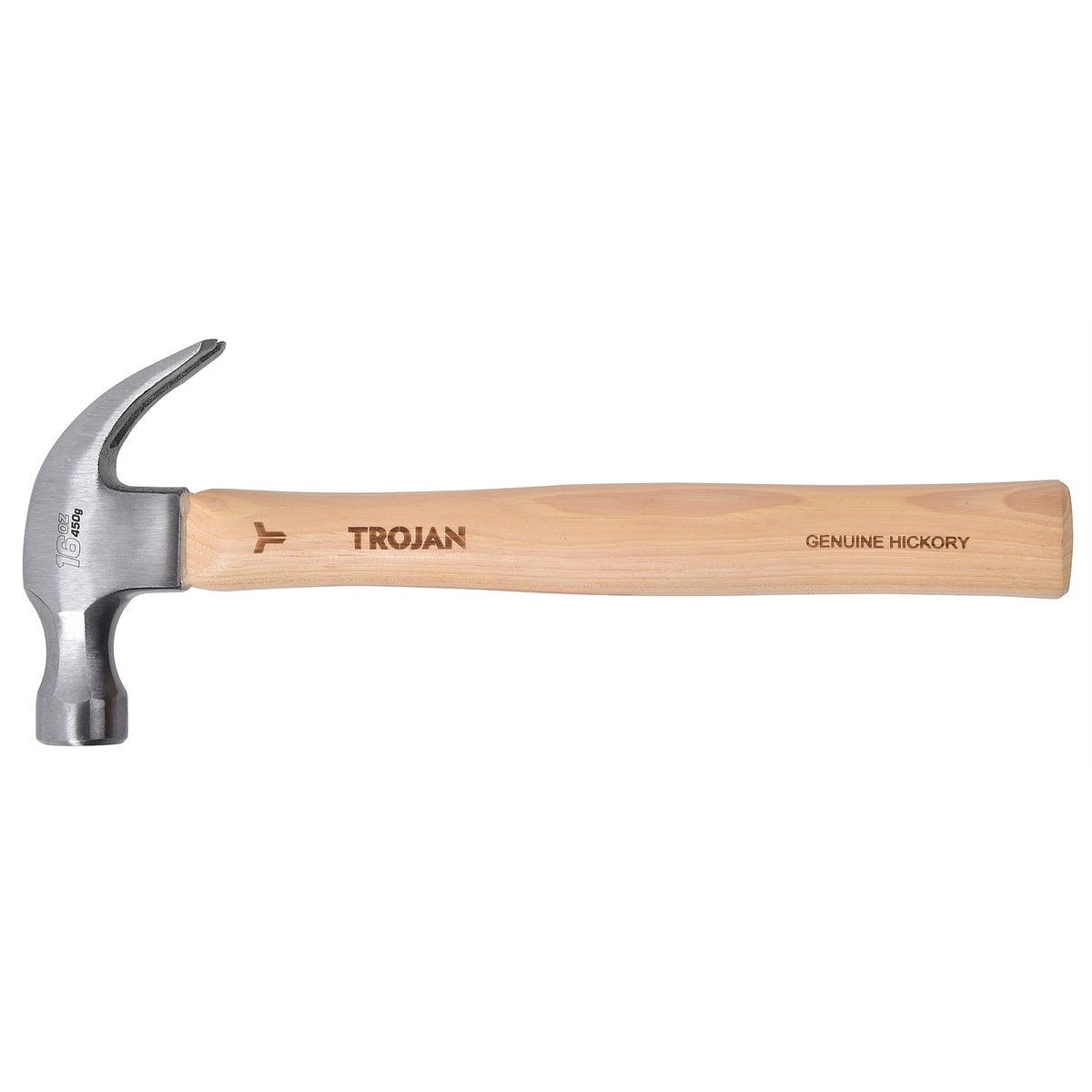 Trojan 16oz (450g) Timber Handle Claw Hammer