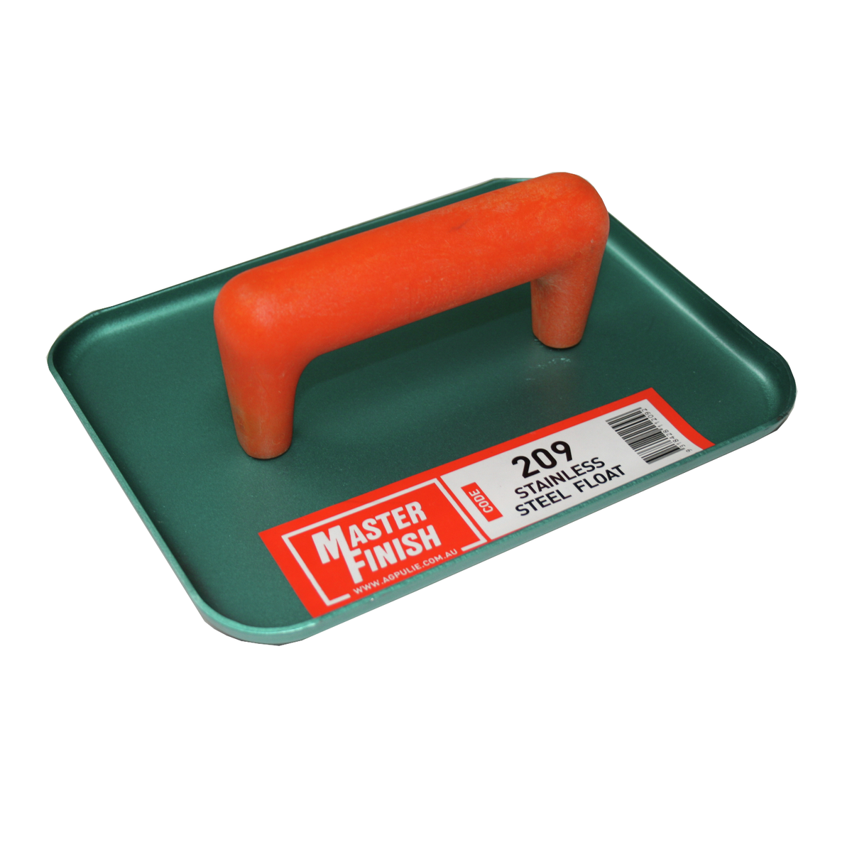 Masterfinish 210mm Stainless Steel Float with Plastic Handle