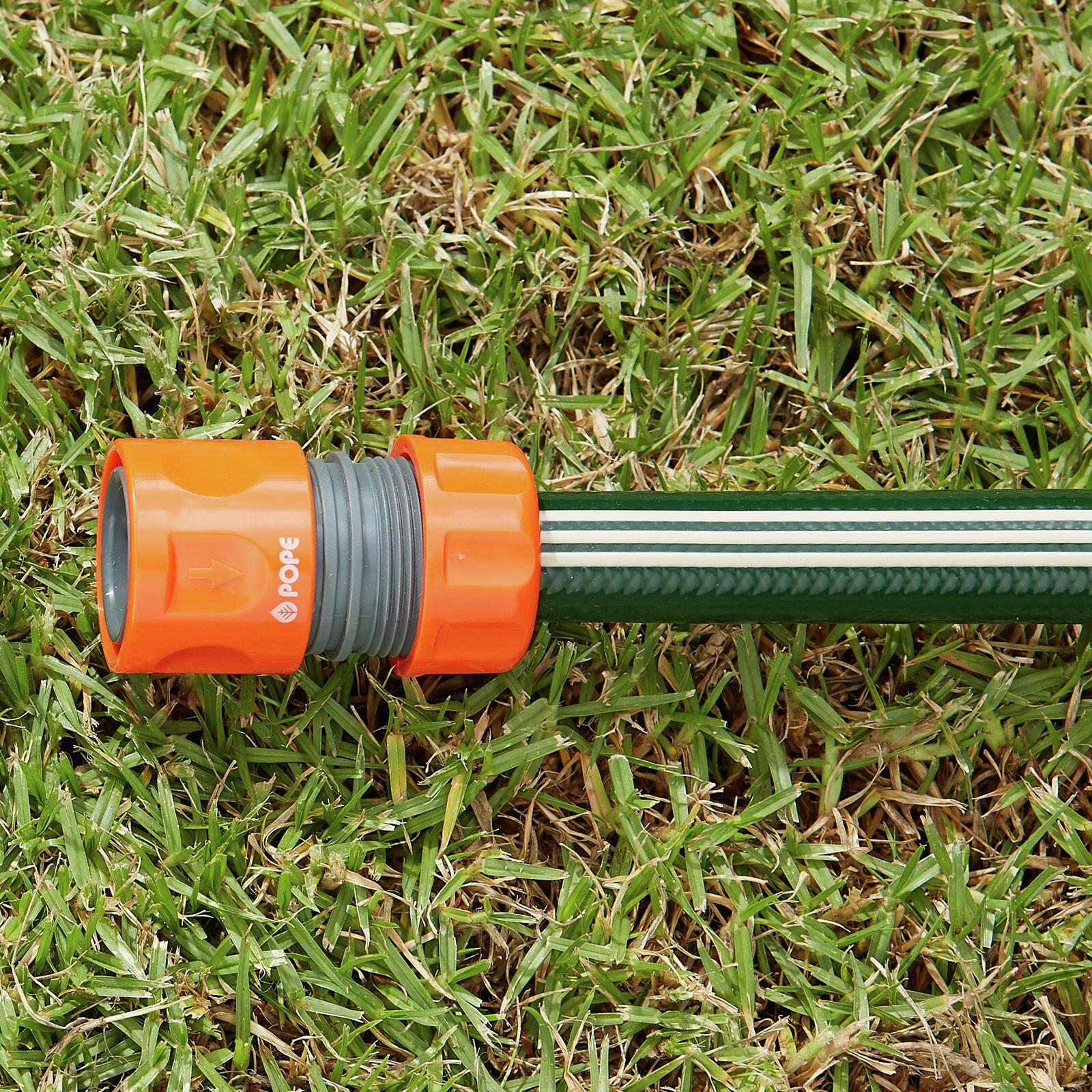 Pope 18mm Hose Connector - ABS Plastic Snap-On Fitting, Outdoor
