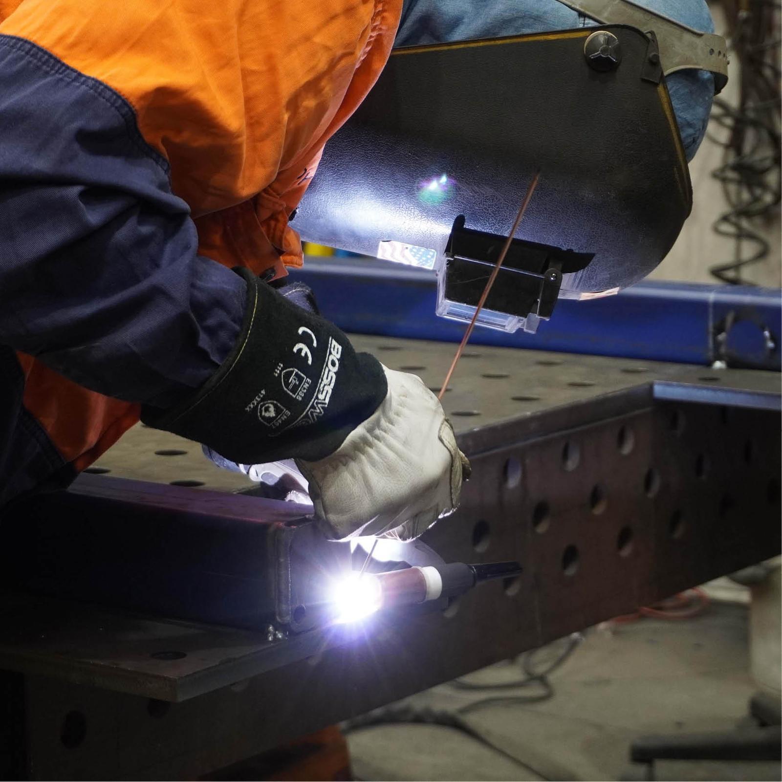 Bossweld Long TIG Welding Gloves