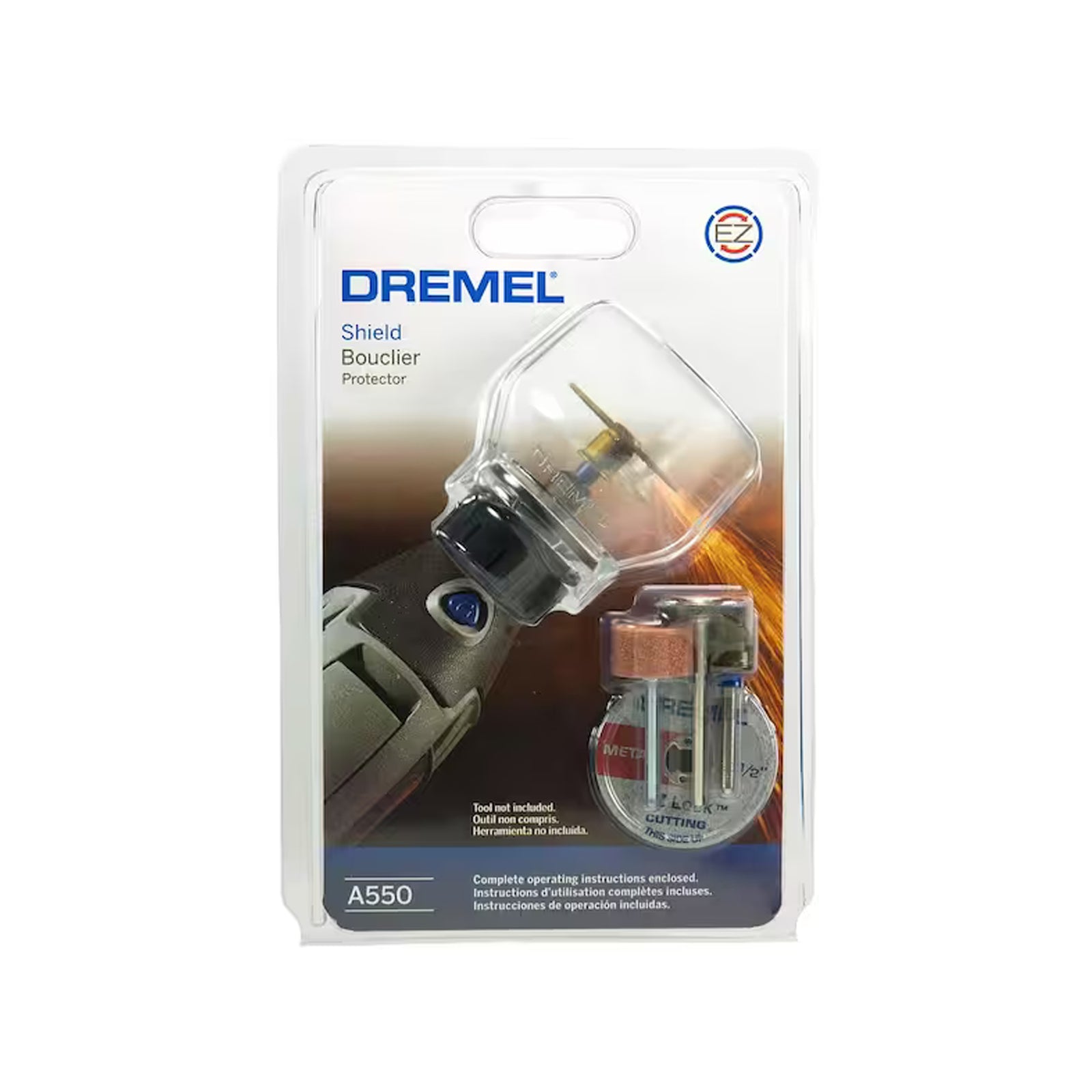 Dremel Rotary Shield Attachment, Redirects Debris and Sparks