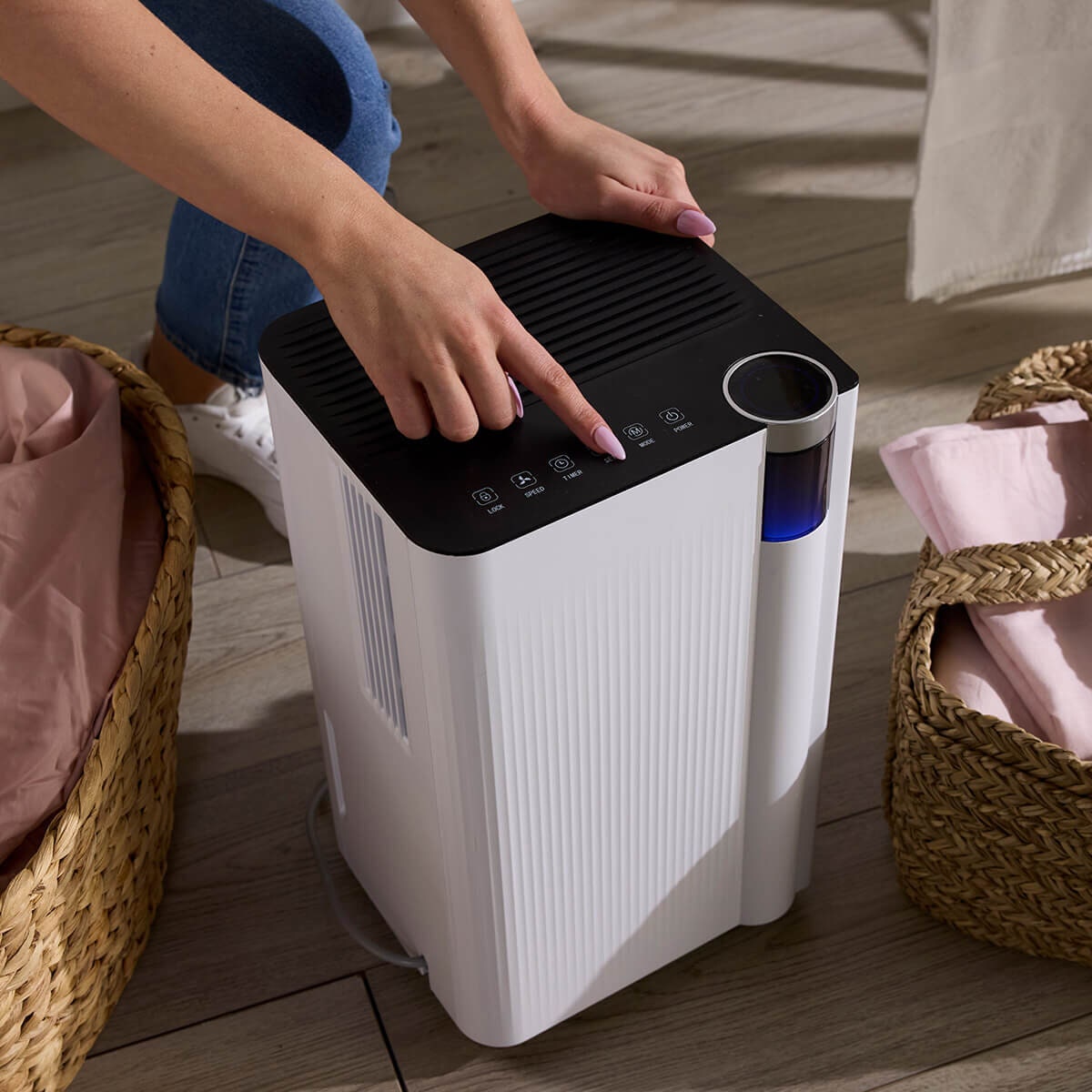 Ausclimate Compact 12L Smart Dehumidifier - Wi-Fi Control, R290 Refrigerant, Digital Display - ACD212