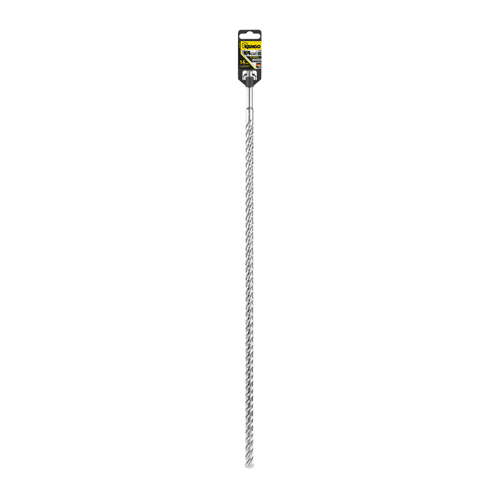 Kango 14mm x 600mm K4 SDS Plus Drill Bit for Concrete & Masonry, 550mm Drilling Depth