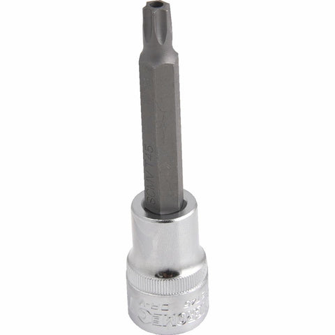 Kincrome Tamperproof Torx Bit Socket T45 100mm Chrome Vanadium Steel - SuperSaverAU - view 1