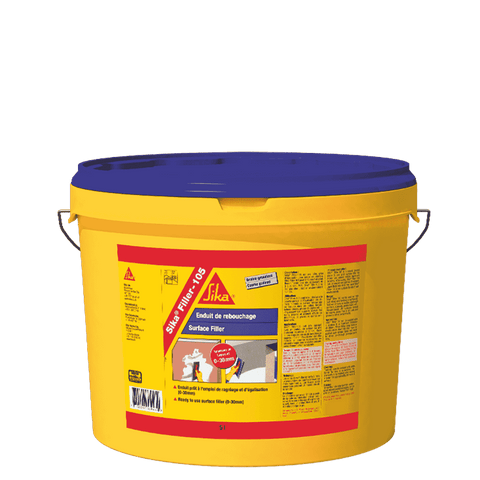 Sika Filler-105 Coarse Surface Filler 5L Light Grey Ready to Use Paintable Sandable