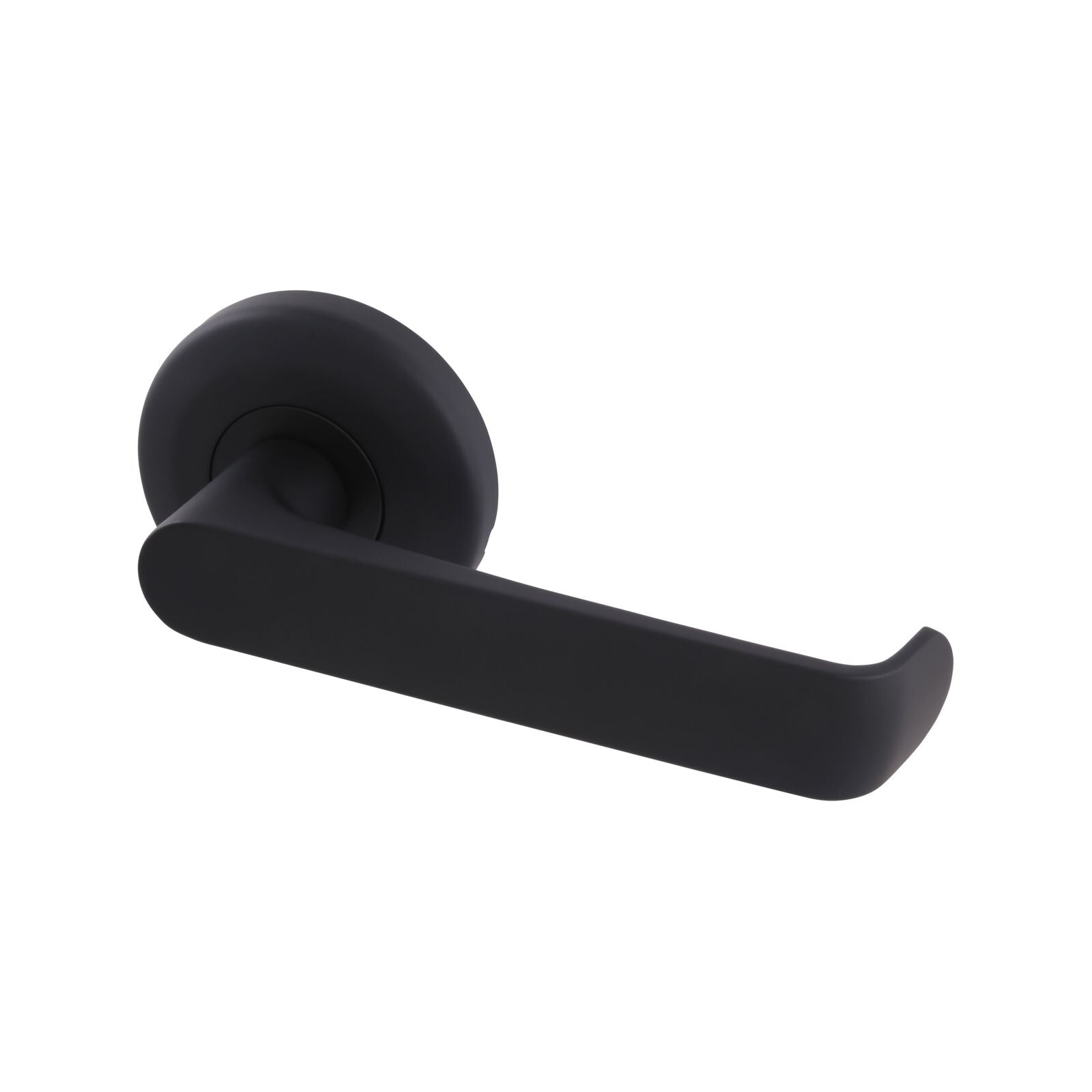 Gainsborough Neue Telo Matt Black Passage Lever Set