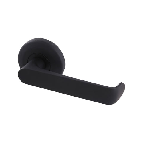 Gainsborough Neue Telo Matt Black Passage Lever Set