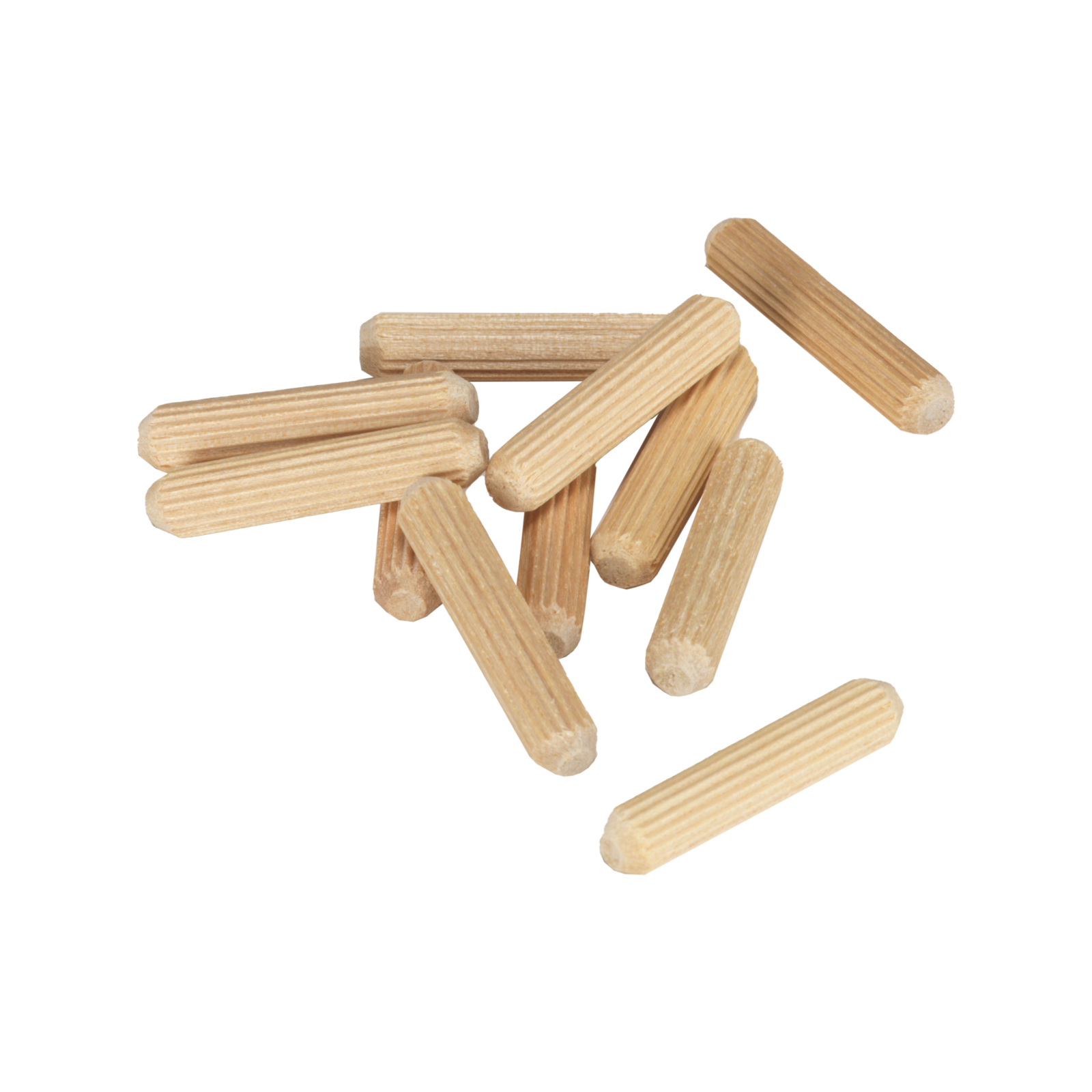 Ryobi 6mm Fluted Dowels - 100 Pack Kiln-Dried for Strong Timber Joints