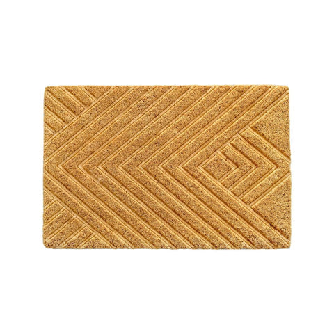 Coir Outdoor Mat - 40 x 60cm - Embossed Design - Non-Slip Backing - Durable - SuperSaverAU - view 1