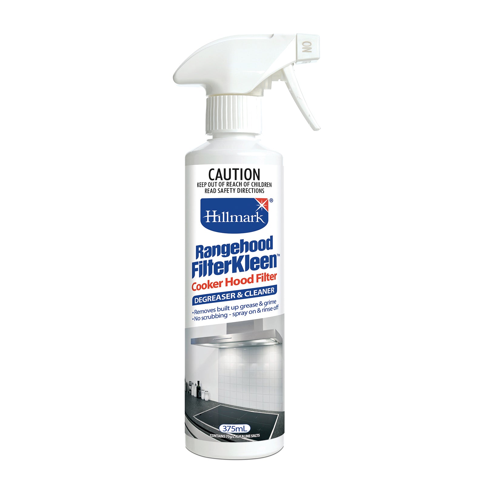 Hillmark 375ml Rangehood Filterkleen Cleaner - Trigger Bottle