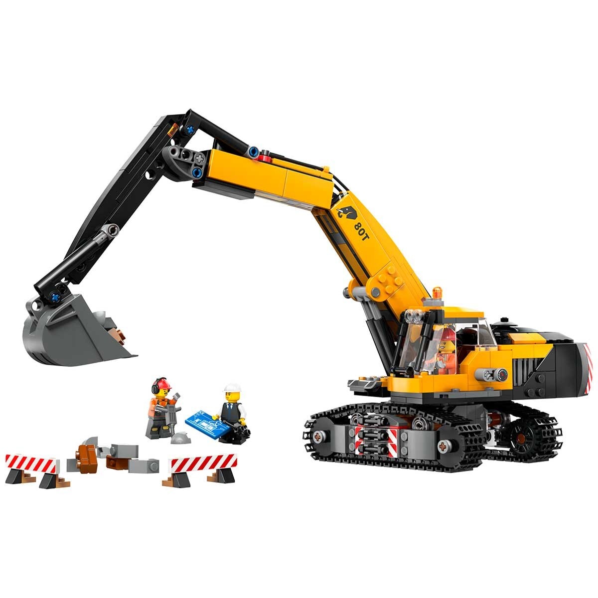 LEGO City Yellow Construction Excavator 60420 - SuperSaverAU - view 2