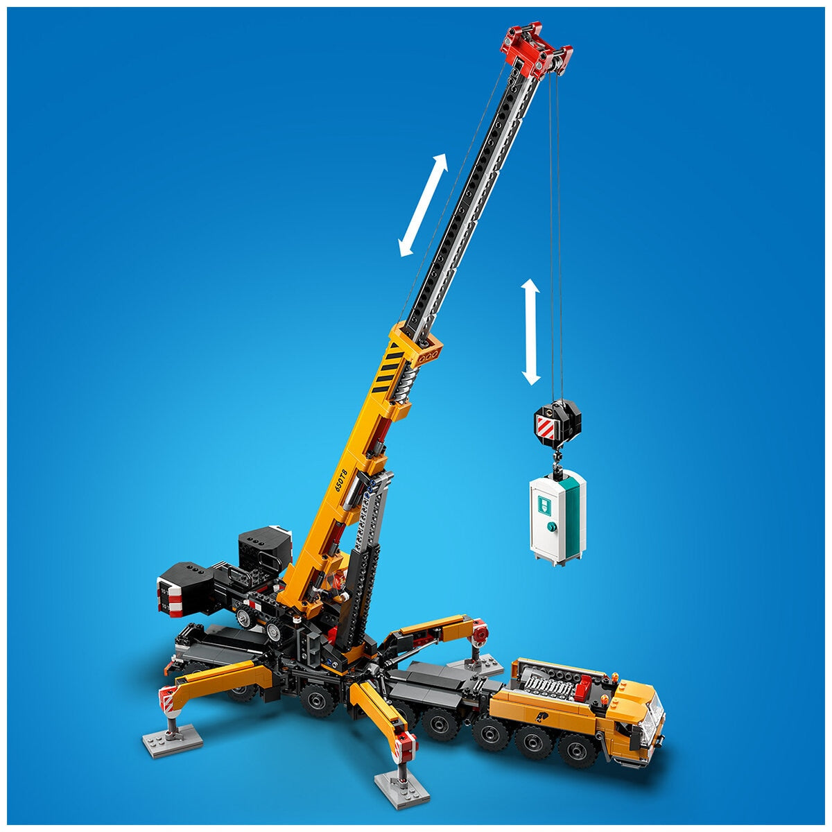 LEGO City Yellow Mobile Construction Crane 60409 - SuperSaverAU - view 5