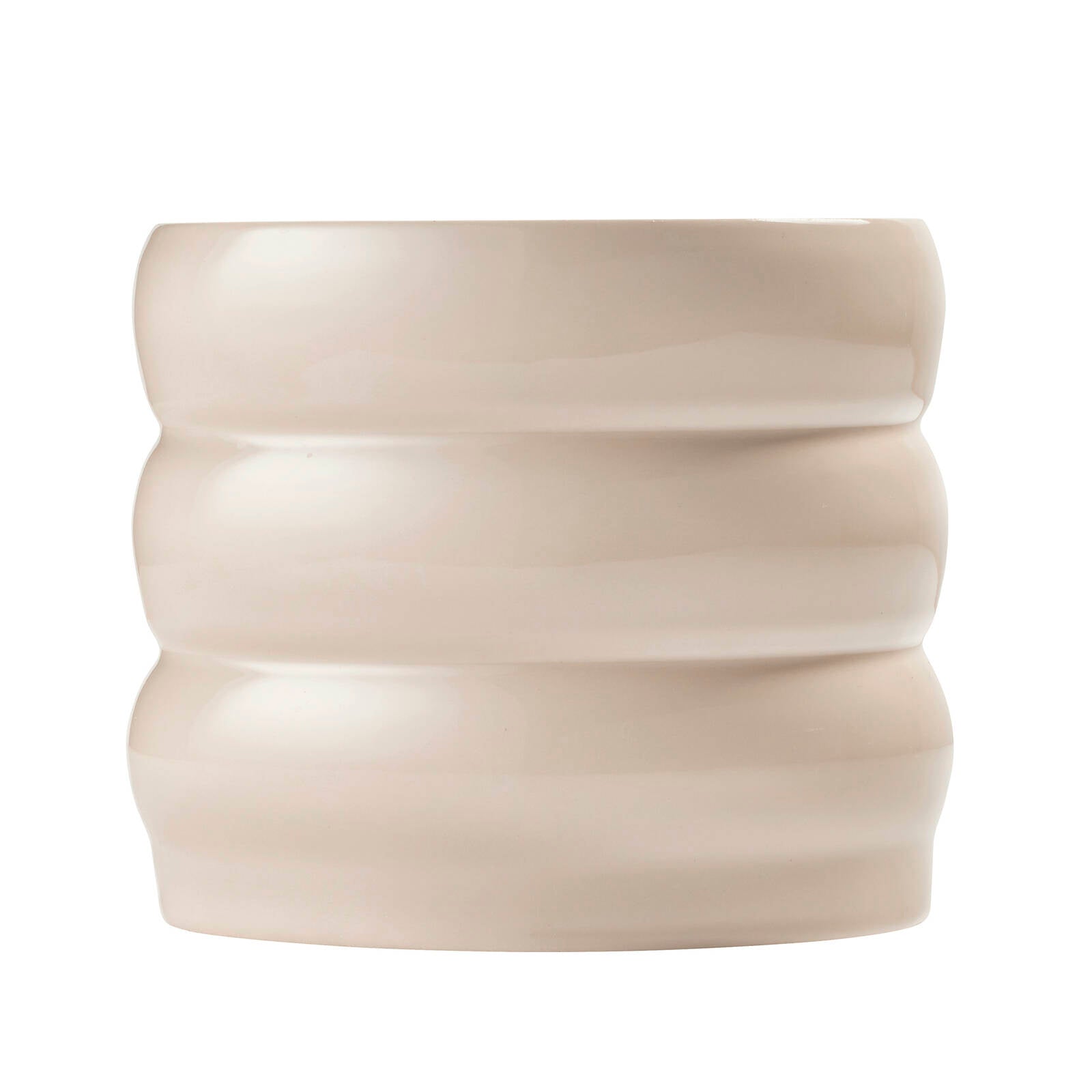 Borralheira Smooth Bone Indoor Ceramic Pot 180 x 155mm