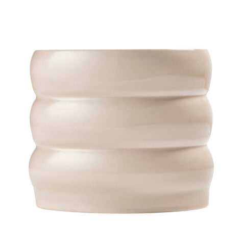 Borralheira Smooth Bone Indoor Ceramic Pot 180 x 155mm
