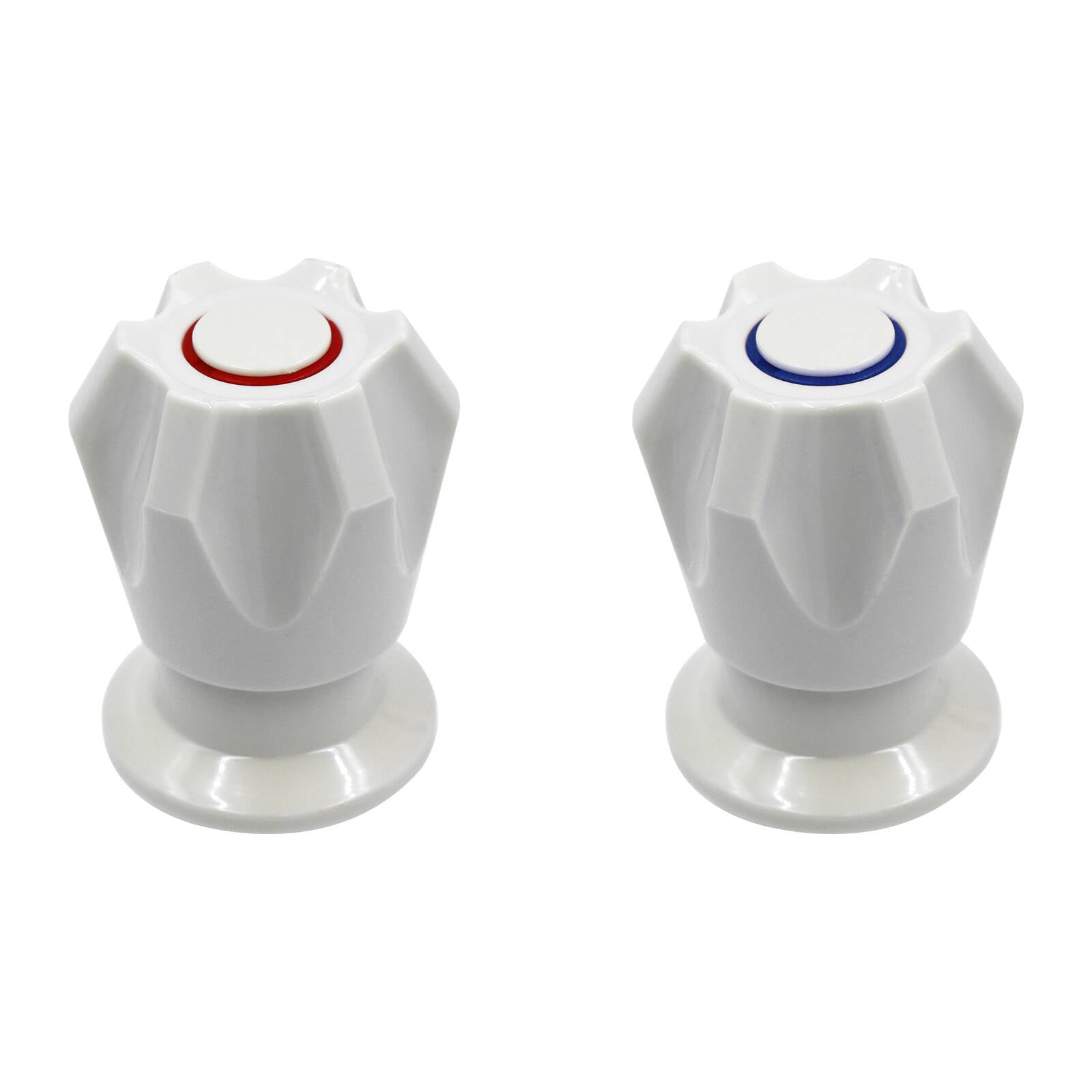 Shaw & Mason Ivory Six Point Basin Top Assembly Pair ABS Plastic