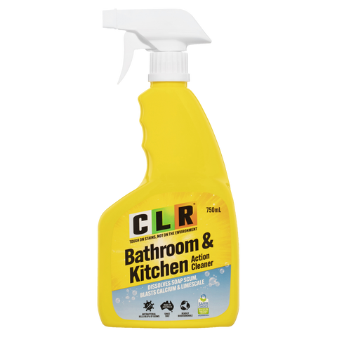 CLR 750ml Bathroom & Kitchen Cleaner - Indoor, Antibacterial