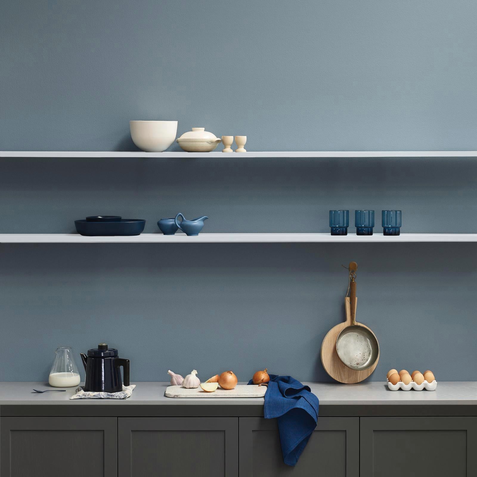 Porter's Paints Broadwall 4L Dark Newport Blue Eggshell Wall Paint