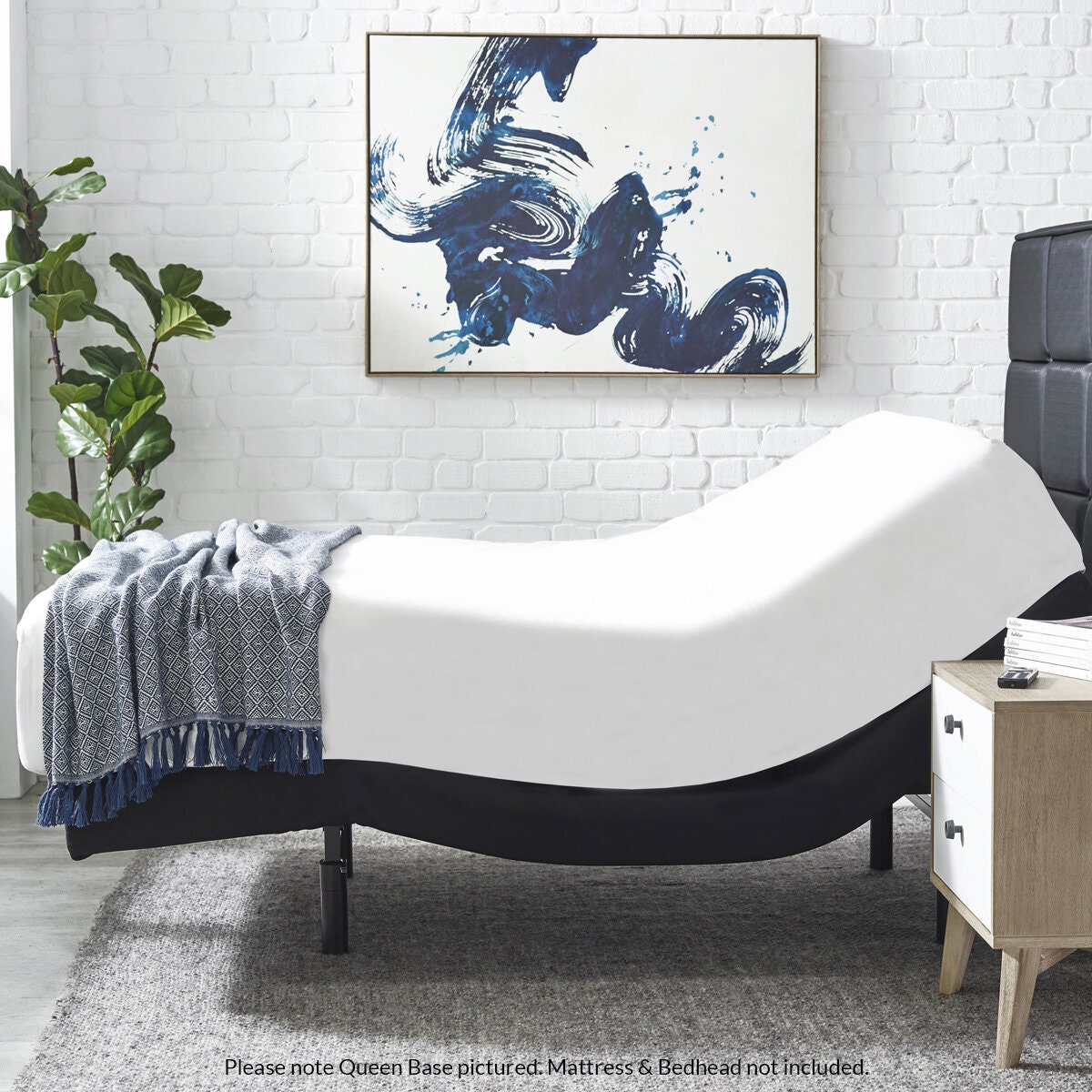A.H. Beard Enliven Adjustable King Single Bed Base - Head and Foot Articulation, Zero G Preset - AHBEABLWS