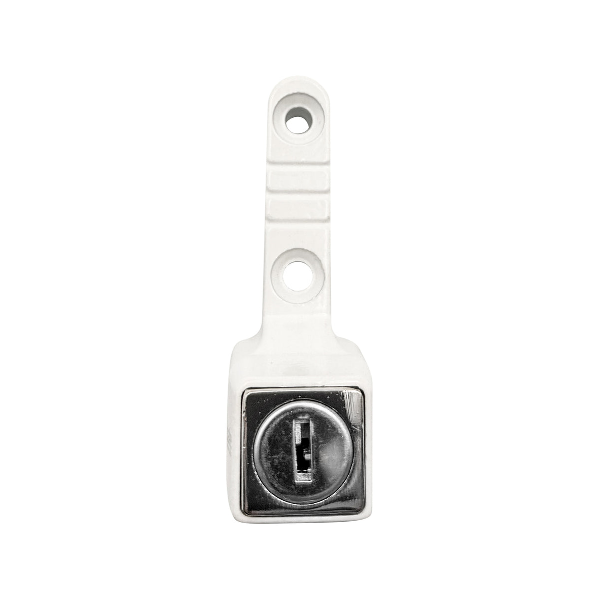 Remsafe Lylock Push Lock, White Powdercoat Steel Window Safety Device