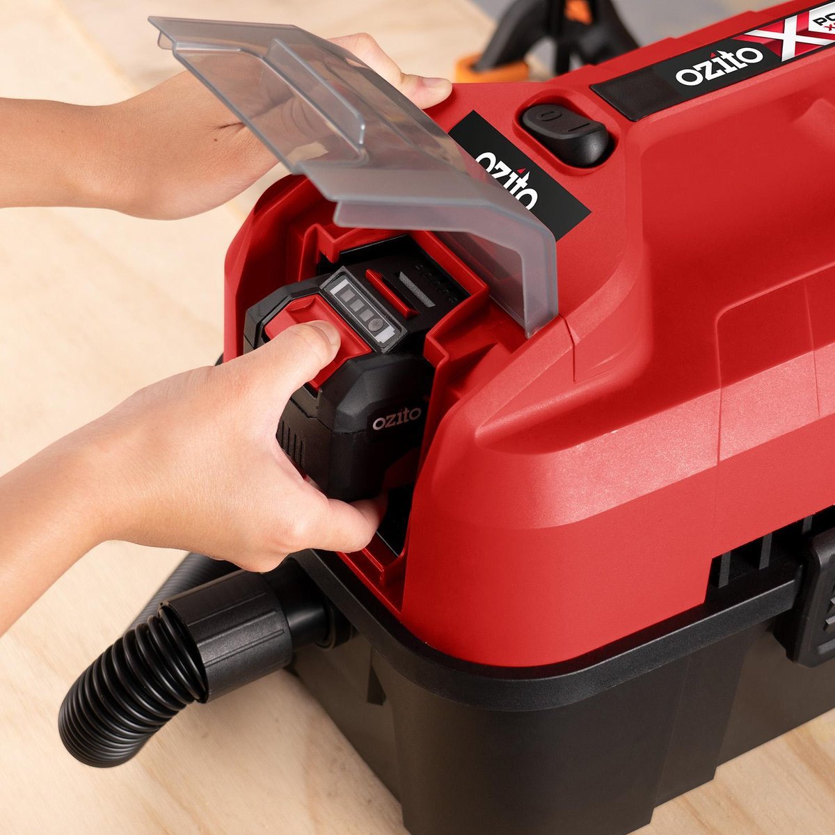 Ozito PXC 18V 10L Cordless Wet and Dry Vacuum / Inflator Skin Only PXWDVS-1080