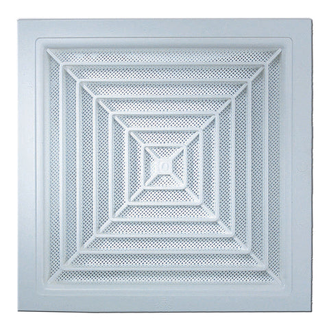 Haron 320 x 320mm White Plastic Square Ceiling Vent