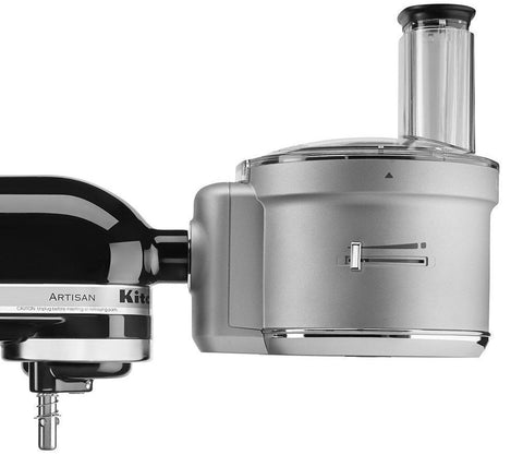 KitchenAid Food processor attachment kit for stand mixers - Dice, slice, shred, julienne - Silver - KSM2FPA