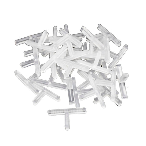 QEP 1.5mm T-Shape Tile Spacers, PVC, 500 Pack, Indoor & Outdoor