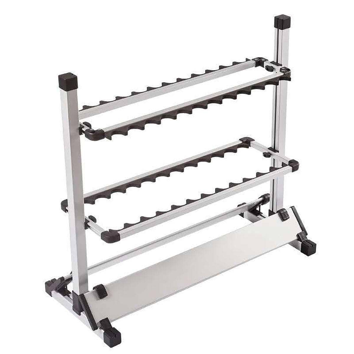 24 Hole Aluminium Alloy Fishing Rod Rack with EVA Foam Padding - view 2