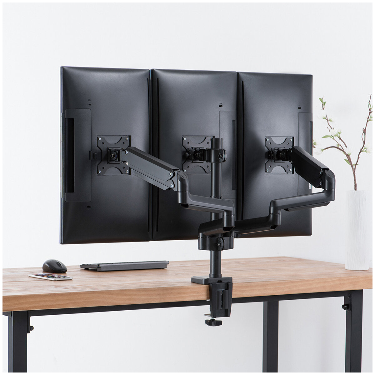 Activiva ErgoLife Triple Monitor Screen Gas Spring Monitor Arm ACA-MMA-TGC01K - SuperSaverAU - view 5
