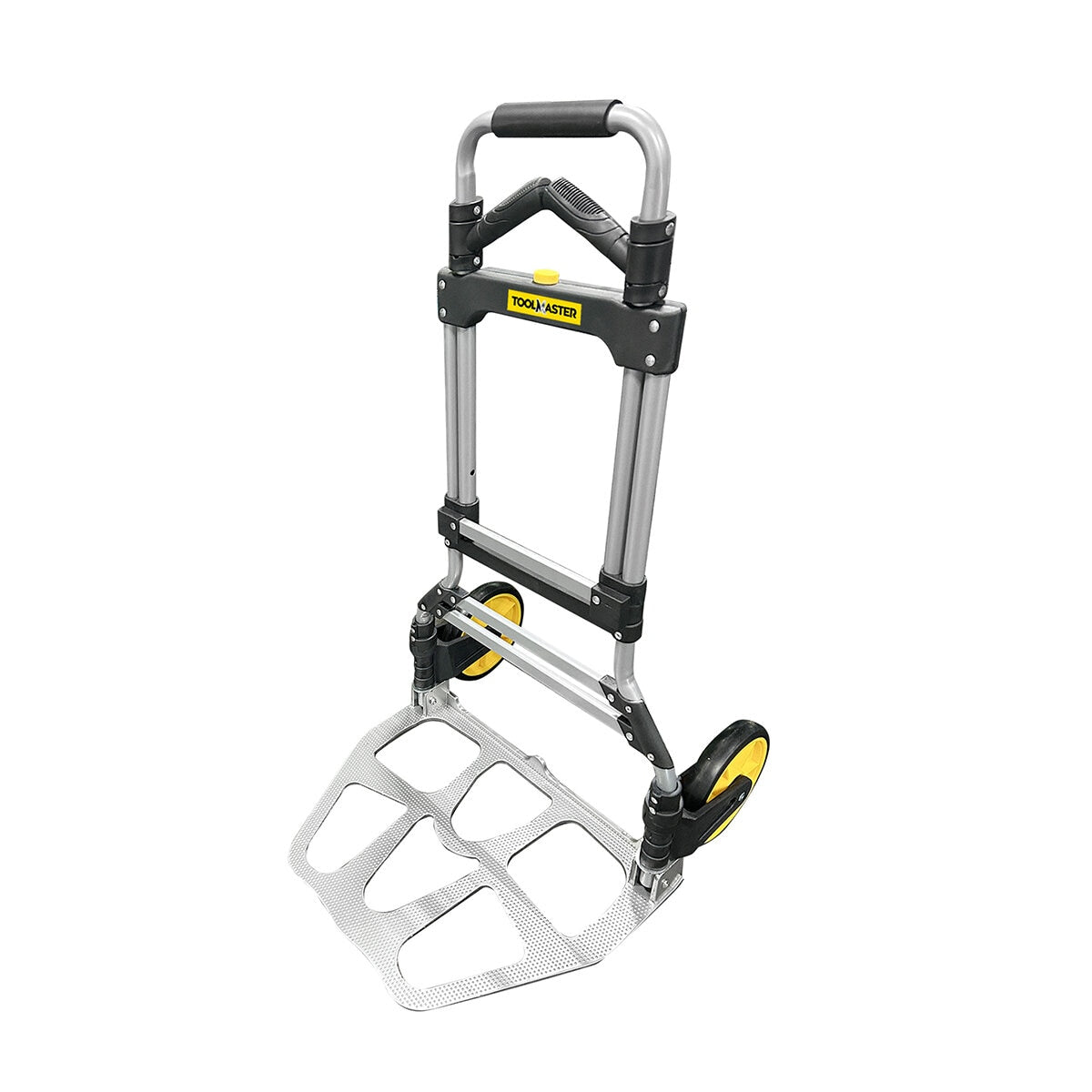 Toolmaster Hand Truck Trolley – Heavy-Duty Folding Dolly Cart with Pneumatic Wheels for Easy Transport - SuperSaverAU - view 2