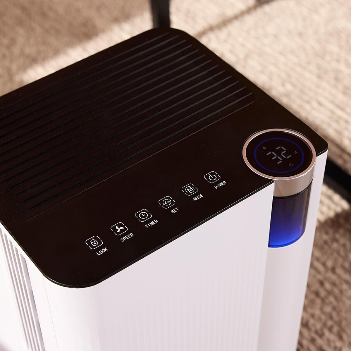 Ausclimate Compact 12L Smart Dehumidifier - Wi-Fi Control, R290 Refrigerant, Digital Display - ACD212
