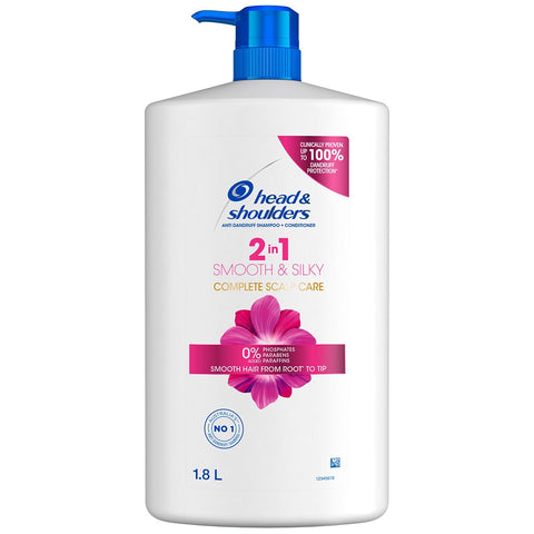 Head & Shoulders Smooth & Silky 1.8L - SuperSaverAU - view 1