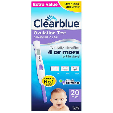 Clearblue Advanced Digital Ovulation Test 20 Pack - SuperSaverAU - view 1