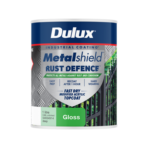 Dulux Metalshield Rust Defence 1L Deep Base Gloss